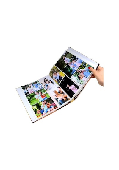 Rabsev RS21 Fotoğraf Albümü 10x15cm 600 lük Gramafon Desenli Kutulu Yatay Dikey Modeli