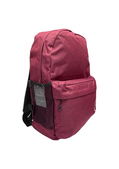 Markahit Su Geçirmez Kumaş Ortaokul Lise Unisex Okul Sırt Ve Seyahat Çantası - Bordo