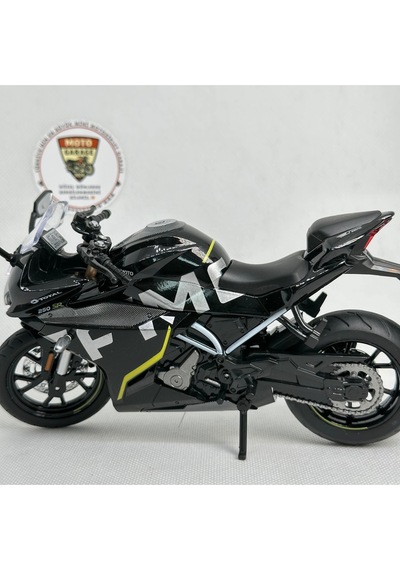 Cfmoto 250sr 1:12 Sesli Işıklı Diecast Motosiklet Modeli - Siyah