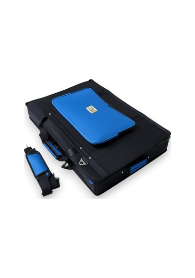 Prime 4+ Setup İçin Uyumlu Soft Case Taşıma Çantası. Siyah Mavi.