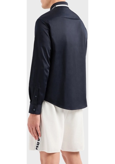 Armani Exchange Erkek Gömlek 3dzcl6 Zn10z 1583 Lacivert