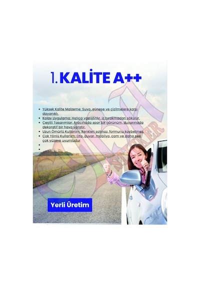 Podyum Güzeli Yazılı Hologram Üzeri Renkli Baskı Sticker 18 Cm 1 Adet