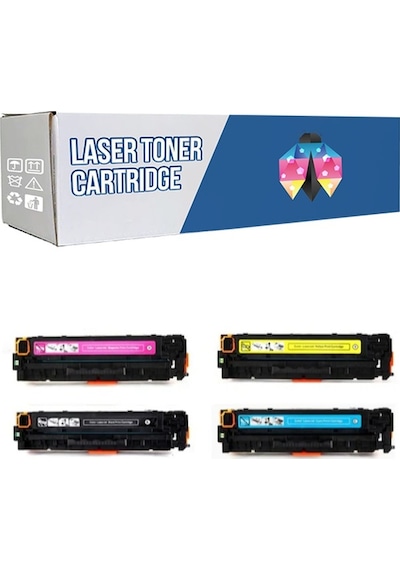 Safir Toner Canon Crg-067 / Canon İ-sensys Mf-651cw Cmyk 1 Set Çipsiz Uyumlu Toner