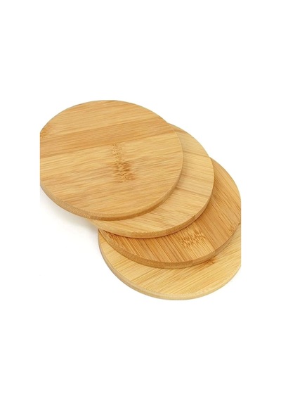 Bambu Kesme Tahtası Bambu Nihale Bambu Peynir Pizza Sunum Servis Tahtası 18 Cm Bambu Kahverengi Diğer
