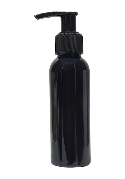 Paradise Sıvı Sabun Dezenfektan İçin İnce Form Pompalı Boş Pet Şişe Siyah 8 x 100 ML