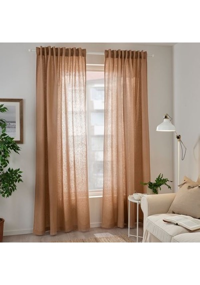 Ikea Dytag Tül Perde 145x300 Cm Kahverengi
