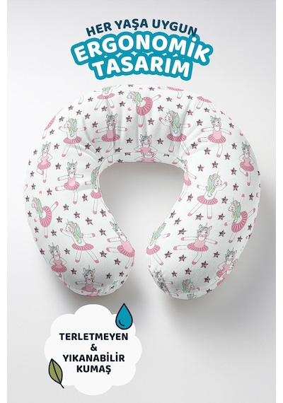 Unicorn Balerin Desenli Pamuklu Boyun Yastığı-pastel Pembe Yıldızlı Çocuk & Yetişkin Seyahat Yastığı Soft Orman Koyu Kahve Unicorn Balerin Desenli Pamuklu Boyun Yastığı-pastel Pembe Yıldızlı Çocuk & Yetişkin Seyahat Yastığı Soft Orman Koyu Kahve