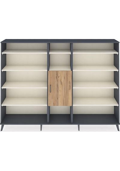 Arges Dolap 12 Raflı Tek Kapaklı 220x30x163 Antrasit-çam/aytaşı Atlas Çam/aytası - Antrasıt Arges Dolap 12 Raflı Tek Kapaklı 220x30x163 Antrasit-çam/aytaşı Atlas Çam/aytası - Antrasıt