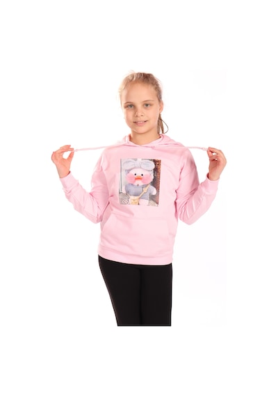 Toontoy Kız Çocuk Baskılı Sweatshirt Açık Pembe Toontoy Kız Çocuk Baskılı Sweatshirt Açık Pembe