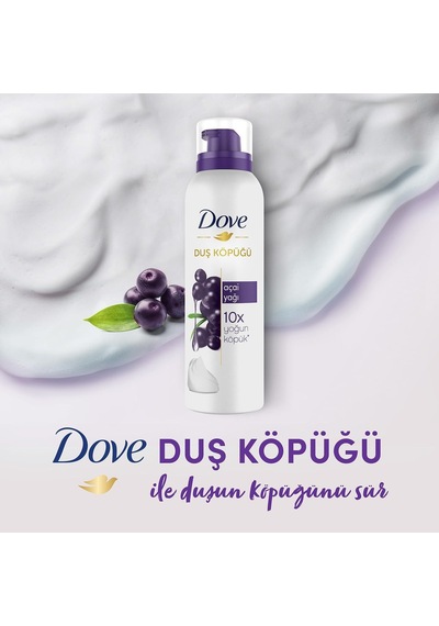 Dove Duş Köpüğü Açai Yağı Yoğun Köpük 200 Ml Diğer