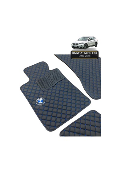 Oto Halı Paspas Bmw X1 Serisi F48 2015-2022 Uyumlu M Performance M Teknik Sport Kaymaz & Şık Tasarım