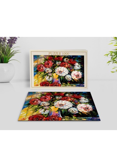 Bk Home Yağlıboya Tasarımlı 1000 Parça Profesyonel Puzzle-27