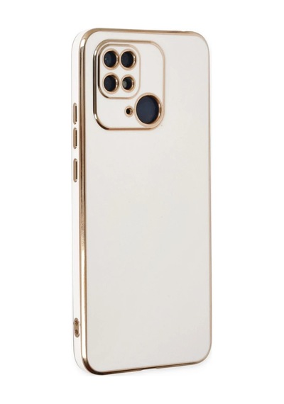 Xiaomi Redmi 10c Kılıf Volet Silikon - Beyaz 0.2M-Çok Renkli