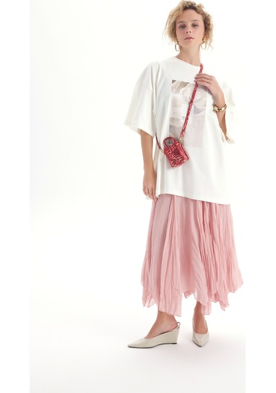 Mai Collection Mai Studios Co. Assa Pileli Pembe Etek Pembe