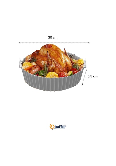 Renkli Isıya Dayanıklı Yıkanılabilir Silikon Fırın Ve Airfryer Yuvarlak Pişirme Matı 20 Cm Çr Renkli Isıya Dayanıklı Yıkanılabilir Silikon Fırın Ve Airfryer Yuvarlak Pişirme Matı 20 Cm Çr