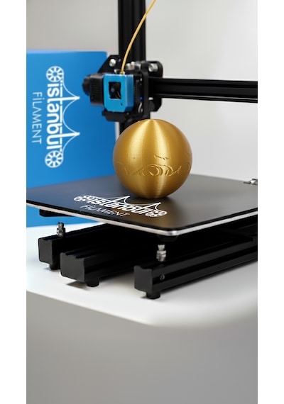 İstanbul Filament 3d Baskı Pla Filament Transparan Sarı 1 Kg Ø 1,75mm 0,05 Mm Bambu Lab Uyumludur 1.75mm