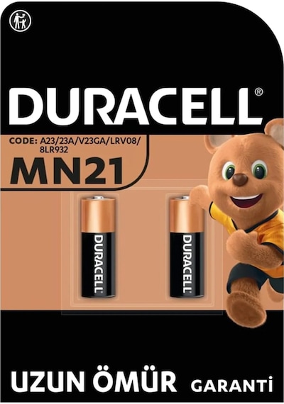 Duracell 23a Lityum Mn21 Alarm Pili 2li Paket
