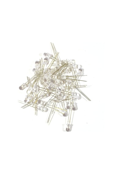 50 Adet 5 Mm Beyaz Led