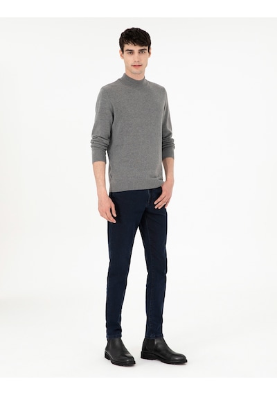 Pierre Cardin Erkek Gri Melanj Kazak /triko 50296548-vr086 Gri Melanj