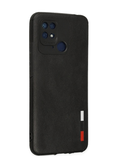Vaveni Redmi 10c Kılıf Loop Deri Silikon - Siyah Arz