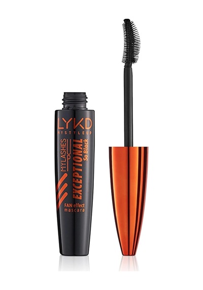 Lykd Exceptional Fan Effect & Curl Maskara, Yelpaze Etkili Ve Kıvrım Veren Maskara 100 Black Çok Renkli