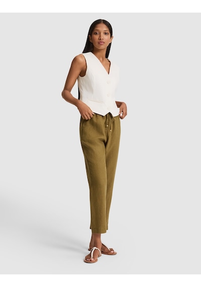 Pierre Cardin Kadın Haki Pantolon Kanvas-chino 50321220-vr027