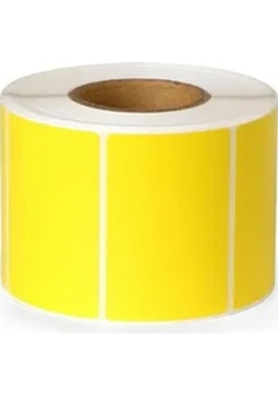 Open 70 Mm Etiket Sarı 500lü