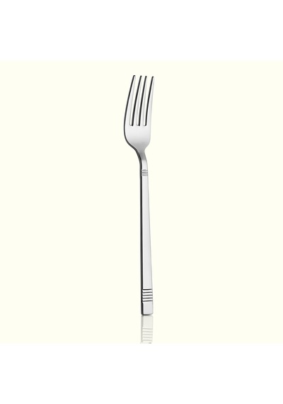 Avcı Duru Tatlı Çatalı 18/10 Paslanmaz Çelik 2.5 MM 6 Adet Gümüş