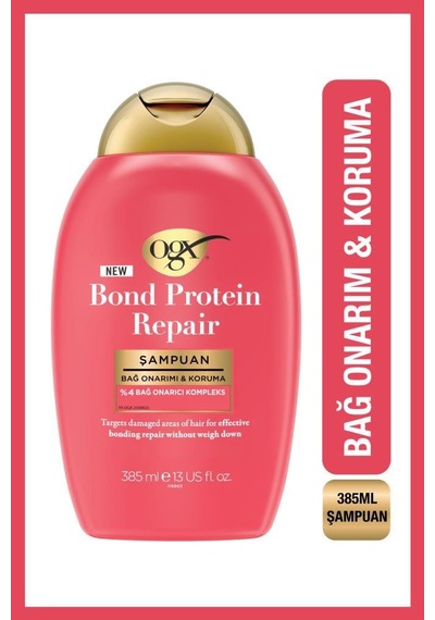OGX Bond Protein Repair Bağ Onarıcı Sülfatsız Şampuan 385 ml
