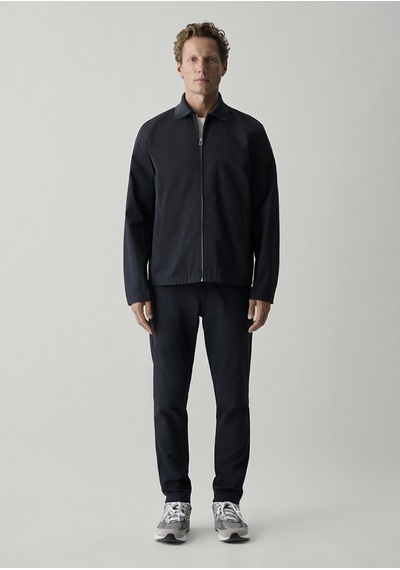 Mavi Fermuarlı Gömlek Dark Navy Lacivert