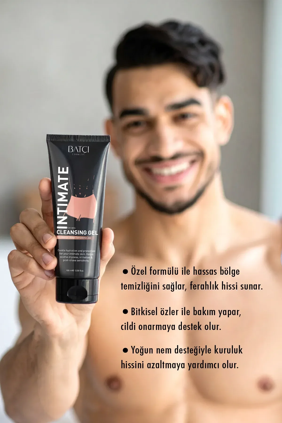 Erkekler Için Genital Bölge Arındırıcı, Beyazlatıcı Ve Onarıcıtemizleme Jeli 100 Ml