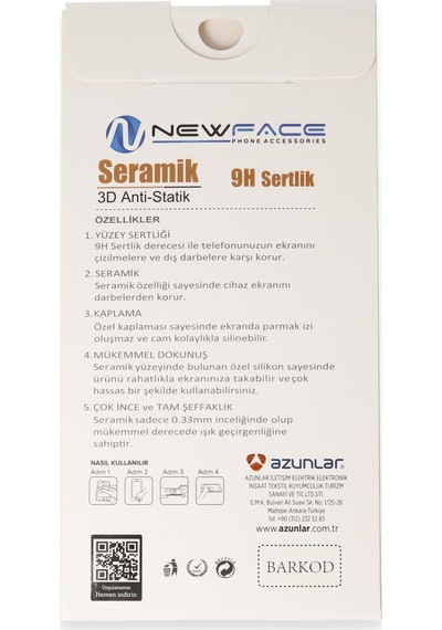 Samsung Uyumlu, Galaxy A30s 3d Antistatik Mat Seramik Nano Ekran Koruyucu 24051