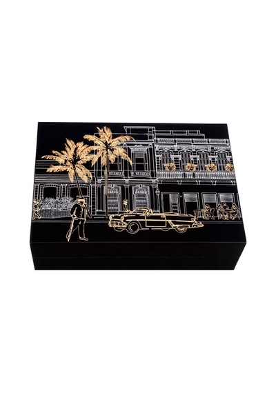 Gentili Emilio Siyah Lake Humidor 373031