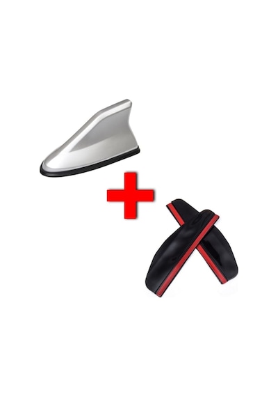 Otoaksefuar Renault Symbol Orta Kasa Shark Balığı Anten + Ayna Rüzgarlığı