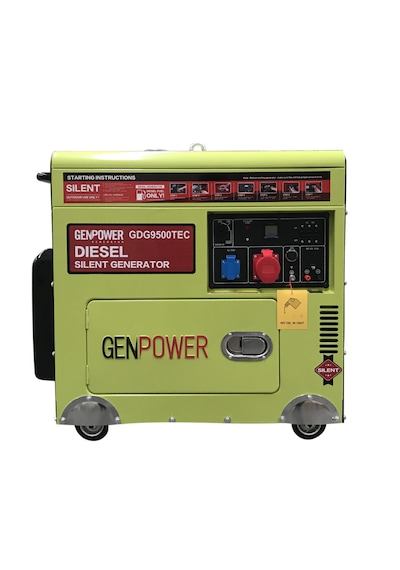 Genpower GDG 9500 TEC Oto 8.8 Kva Dizel Trifaze Otomatik Jeneratör