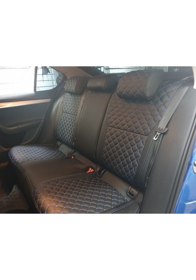 Skoda Octavia Araca Özel Deri Oto Koltuk Kılıfı (398680188)