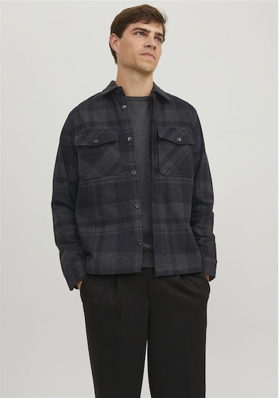 Jack & Jones Ekose Desenli Gömlek Ceket - Roy 12241533 Dark Grey Melange Antrasit - Koyu Gri Jack & Jones Ekose Desenli Gömlek Ceket - Roy 12241533 Dark Grey Melange Antrasit - Koyu Gri