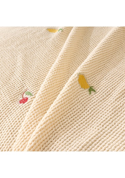 Soft Sorbetto Çift Kişilik Pike - Ekru / Renkli - 220x240 Cm Çok Renkli