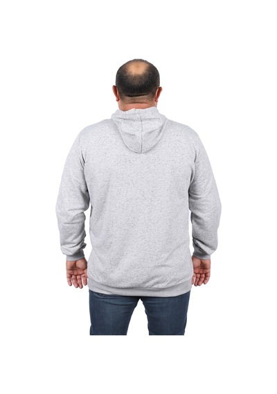 Moc Grande Mocgrande Büyük Beden Erkek Sweat Kapüsonlu Tokyo 22702 Grı Gri