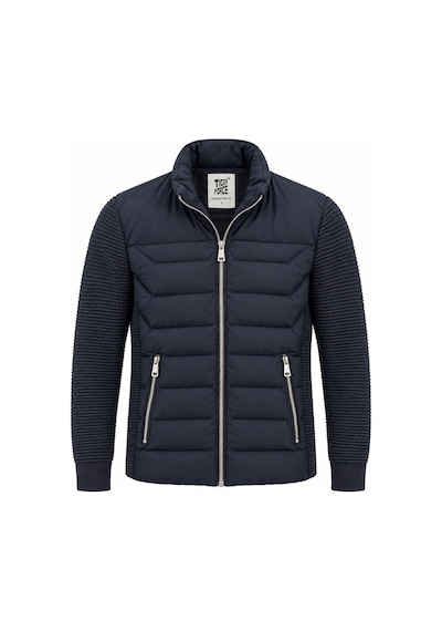 Tiger Force Slim Fit Erkek Kolu Triko Mont 7818 Lacivert