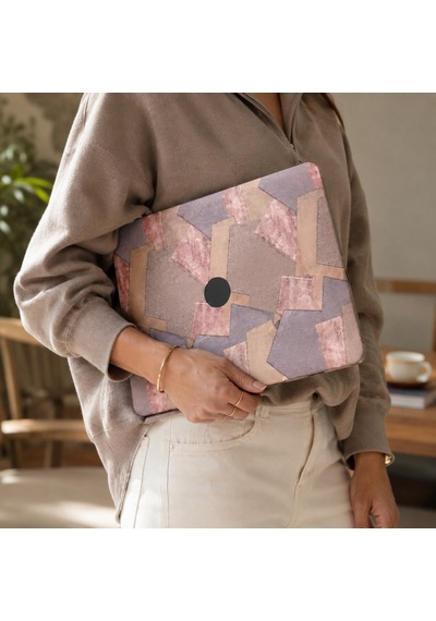 Macbook Air 13.6 Kılıf M2-m5 A2681 A3113 A3240 A3449 Sert Hard Case Mor