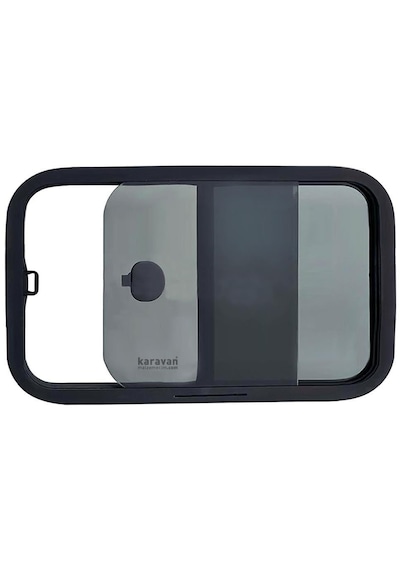 Shuıvan Sürgülü Karavan Camı 70x40cm Oval Köşe Yerli-460 Çok Renkli
