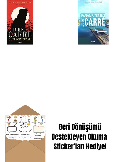 Güvercin Tüneli + Panama Terzisi + Okuma Sticker'ları