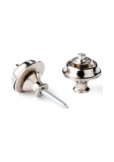 Jim Dunlop Sls1035vn Straplok Askı Kilidi Strap Locks Dual Design Vintage Nickel