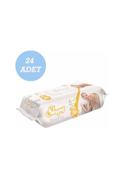 Sleepy Islak Havlu Sensitive 90 Yaprak 24 Adet