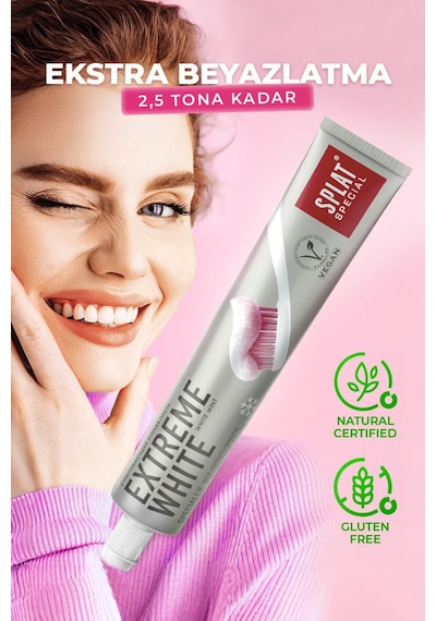 Splat Special Extreme White Beyazlatıcı Diş Macunu 75 Ml Beyazlık