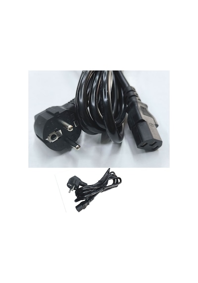 3x1mm C7 Power Kablosu Bilgisayar Monitör İçin Power Kablo 3m