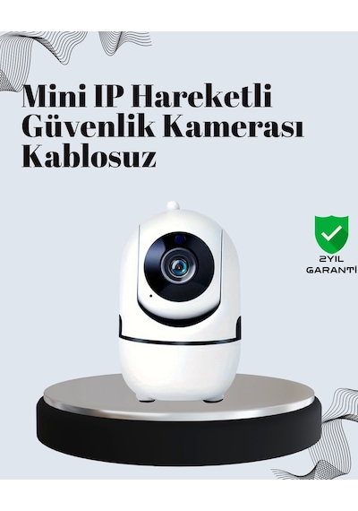 Akıllı Kontrol Ve Hareket Takipli 1080p Kablosuz Güvenlik Kamerası - Gece Görüşlü Ve İki Yönlü Sesli