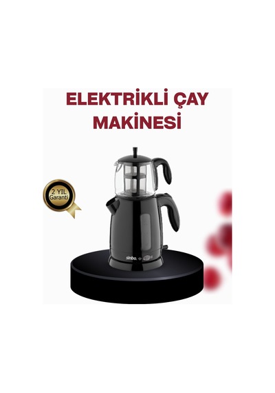 Cam Demlikli 20 Bardak Kapasiteli Elektrikli Çaycı Mh-hs1860-3667