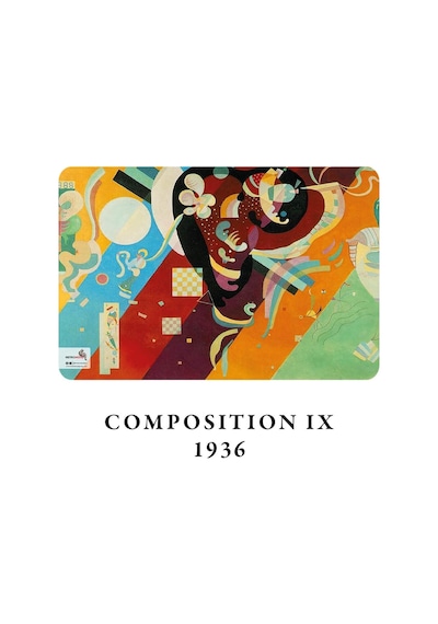 Great Synthesis Series - A5, Wassily Kandinsky 4'lü Defter Seti I, Çizgisiz, Toplam 256 Sayfa, Çok Renkli